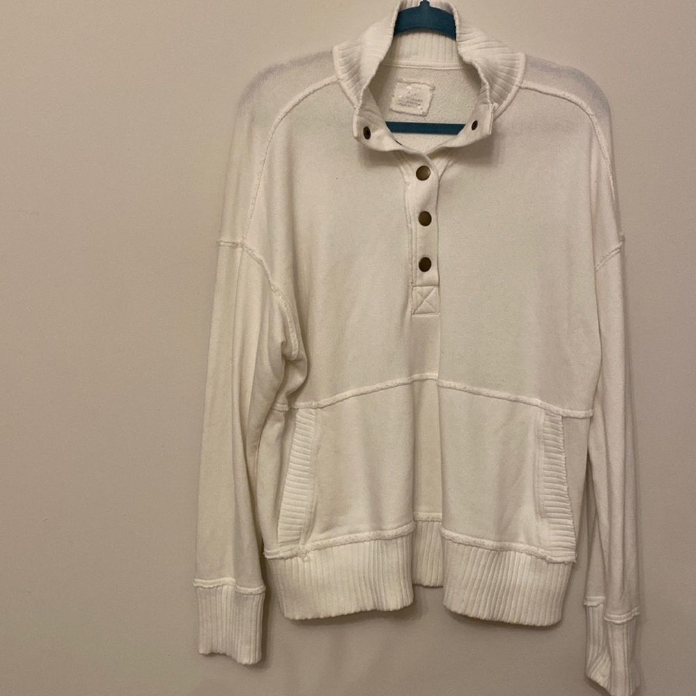 Aerie Women’s Mock Neck Muslin Sweatshirt - Size S